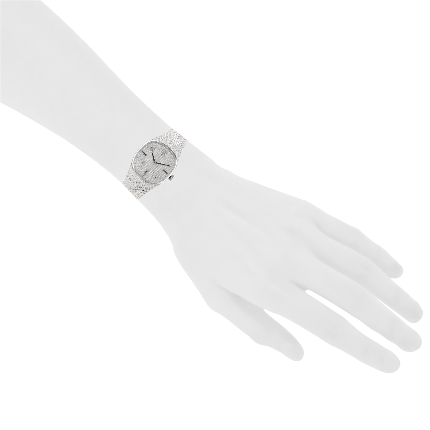 Vintage Rolex watch in white gold, Ref: Rolex - 3888, circa 1961 - Detail D1