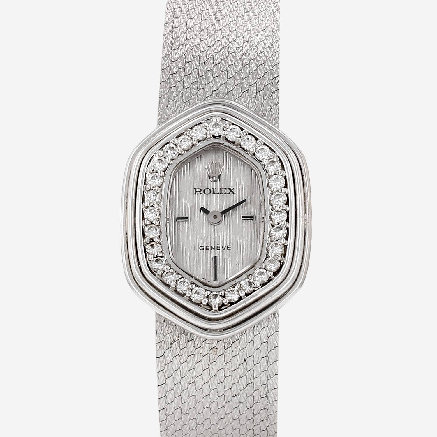 Montre Rolex Vintage en or blanc Vers 1960