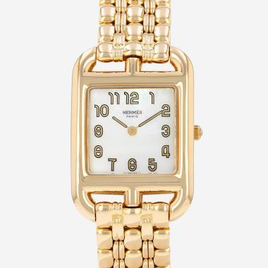 Montre Hermès Cape Cod en or jaune Ref: Hermes - CC1.285  Vers 2010