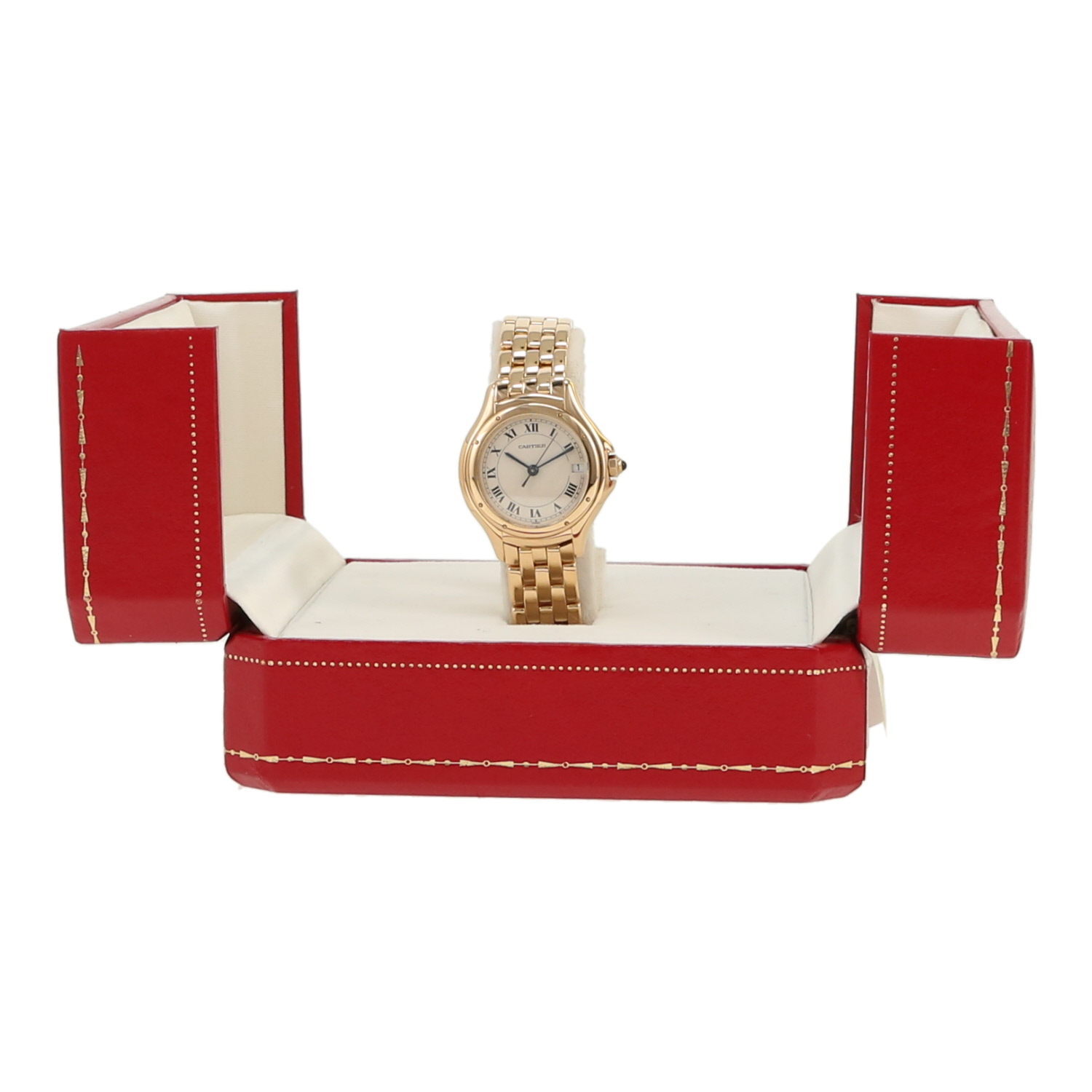 Reloj Cartier Cougar de oro amarillo Circa 1990