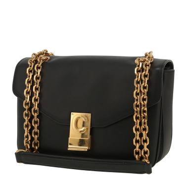 Sac bandoulière Celine  C bag en cuir noir