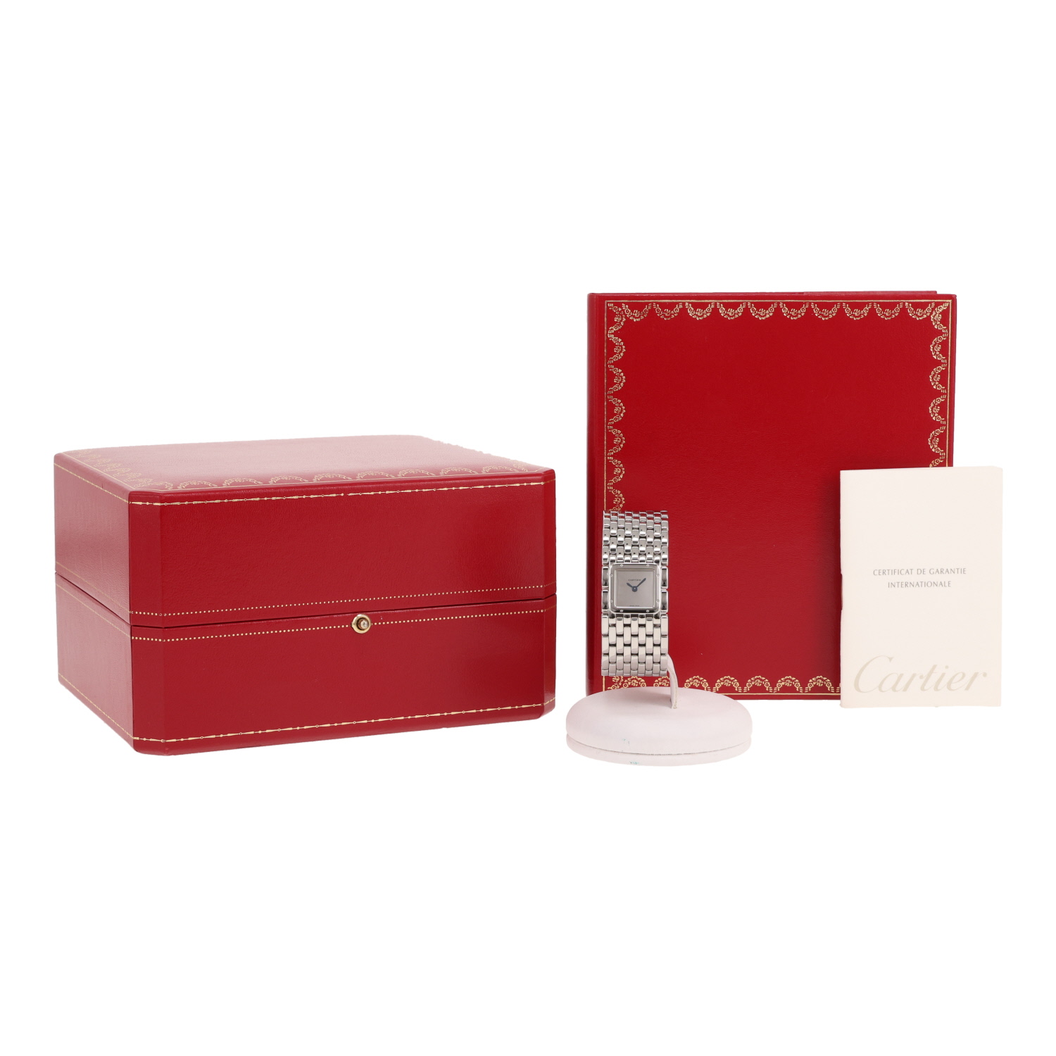 Montre Cartier Panthère ruban en acier Ref: Cartier - 2420  Vers 2000