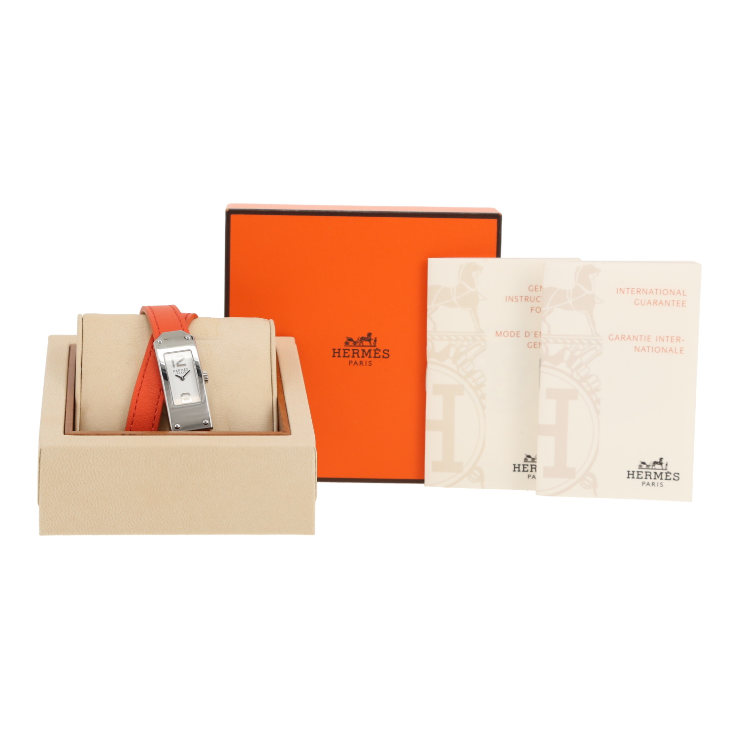 Hermès Kelly 2  in stainless steel Ref: Hermes - KT1.210  Circa 2006