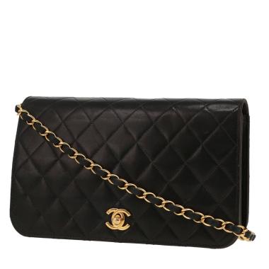 Chanel  Mademoiselle handbag  in black quilted leather