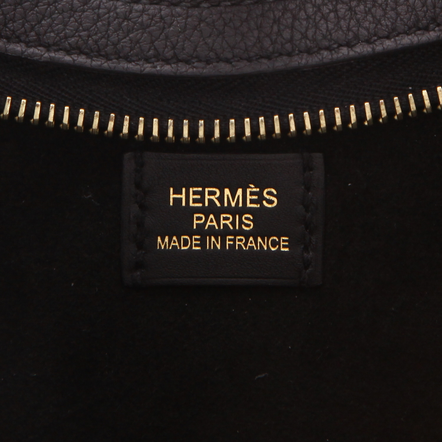 Borsa a tracolla Hermès  Arçon modello piccolo  in pelle togo nera - Detail D2