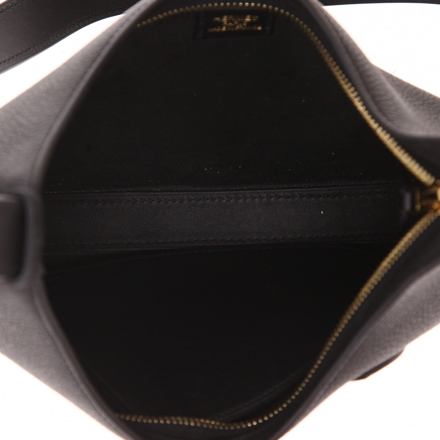 Borsa a tracolla Hermès  Arçon modello piccolo  in pelle togo nera - Detail D3