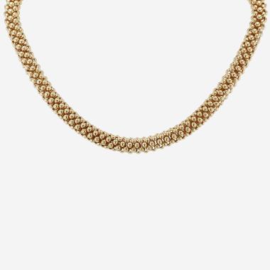 Vintage FOPE necklace in yellow gold and white gold