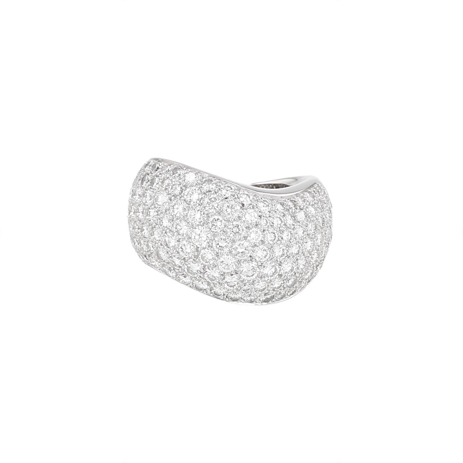 Bague Cartier Or Blanc Diamants 4 Carats Occasion Bague Cartier Or Blanc Diamants 4 Carats Occasion
