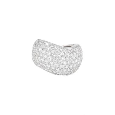 Cartier ring in white gold and diamonds