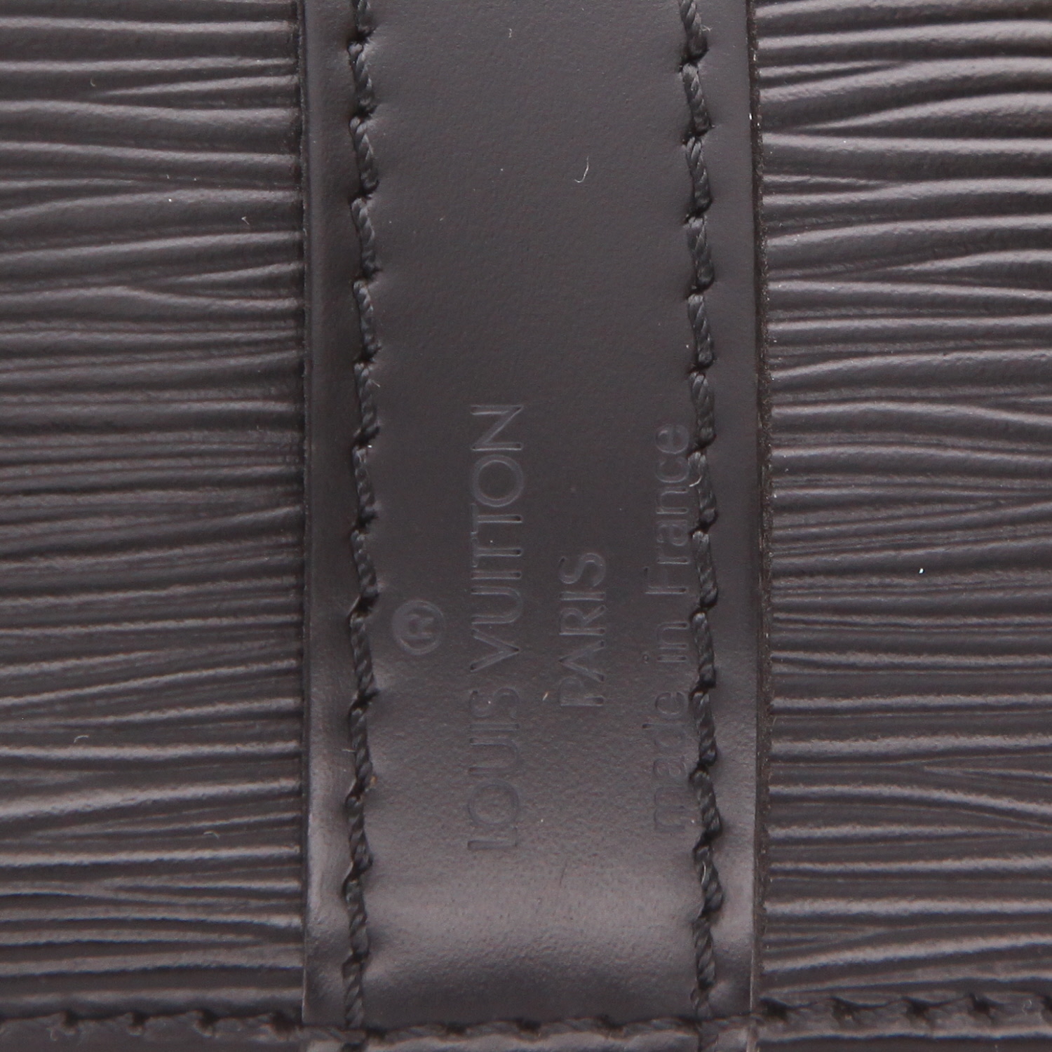 Borsa Louis Vuitton  Grand Noé in pelle Epi nera - Detail D2