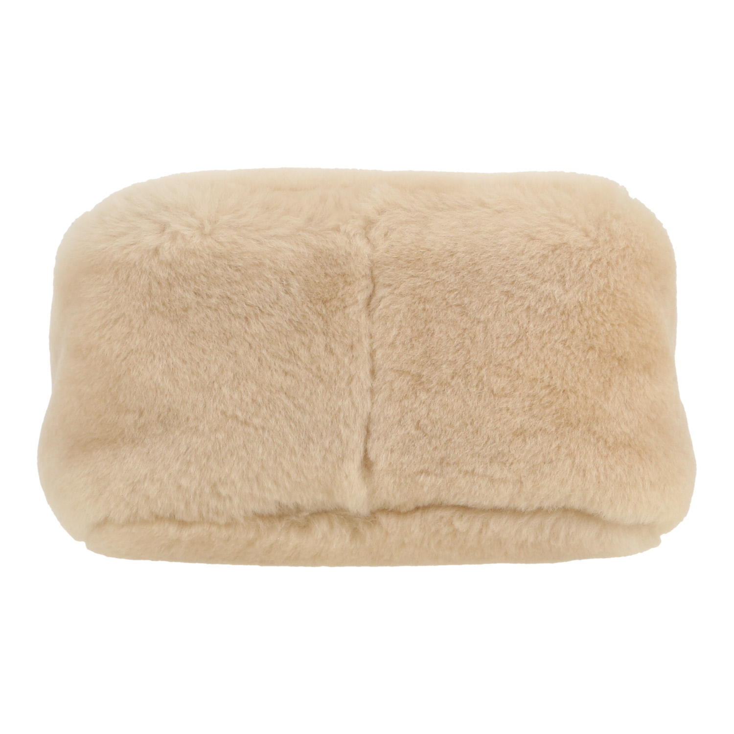 Borsa Prada   in pelliccia sintetica beige - Detail D1