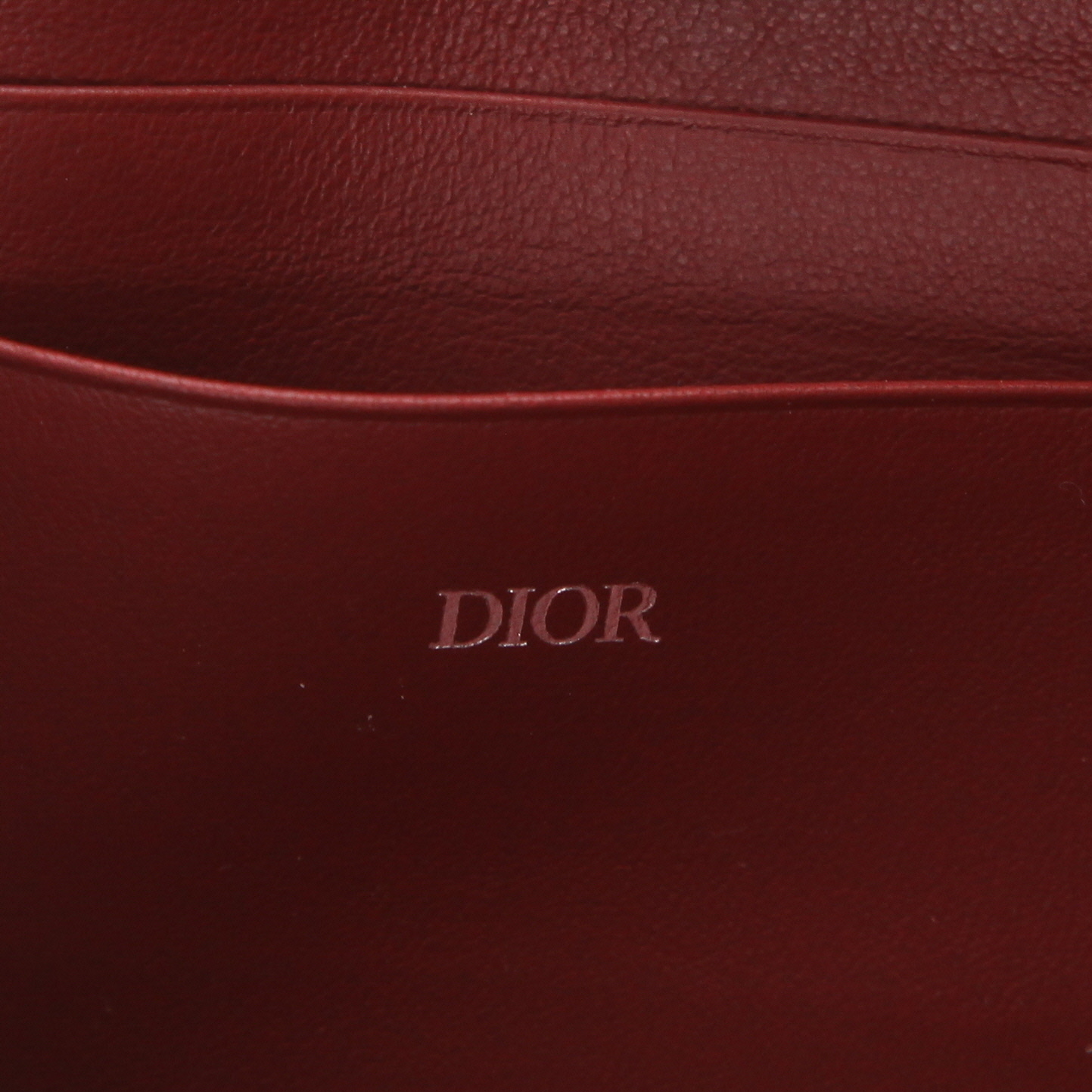 Bolso bandolera Dior  Dior & Rimowa en aluminio rosa y cuero color burdeos - Detail D2