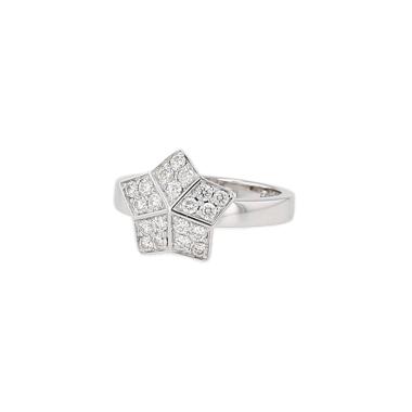 Fred Lucifer ring in white gold and diamonds
