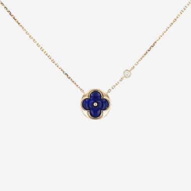 Collana Louis Vuitton Sun Color Blossom BB in oro giallo, lapislazzuli e diamante