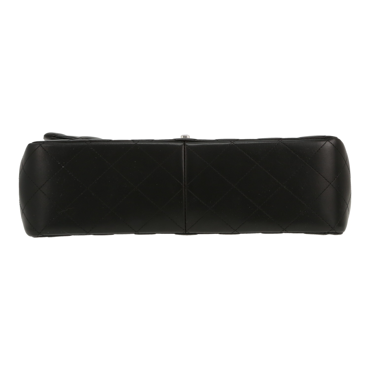 Bolso bandolera Chanel  Timeless Jumbo en cuero acolchado negro - Detail D1