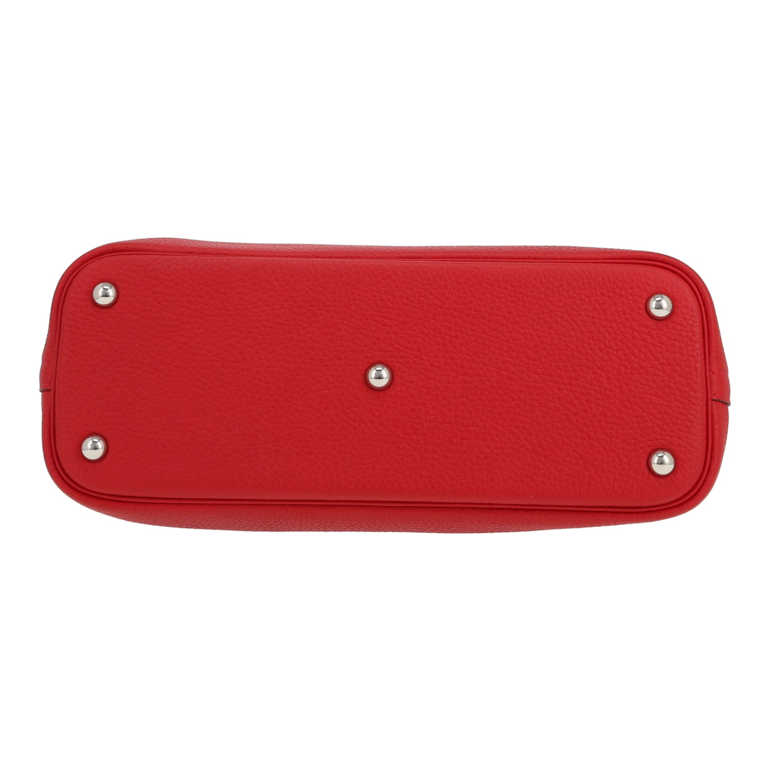 Hermès  Bolide handbag  in red togo leather - Detail D1
