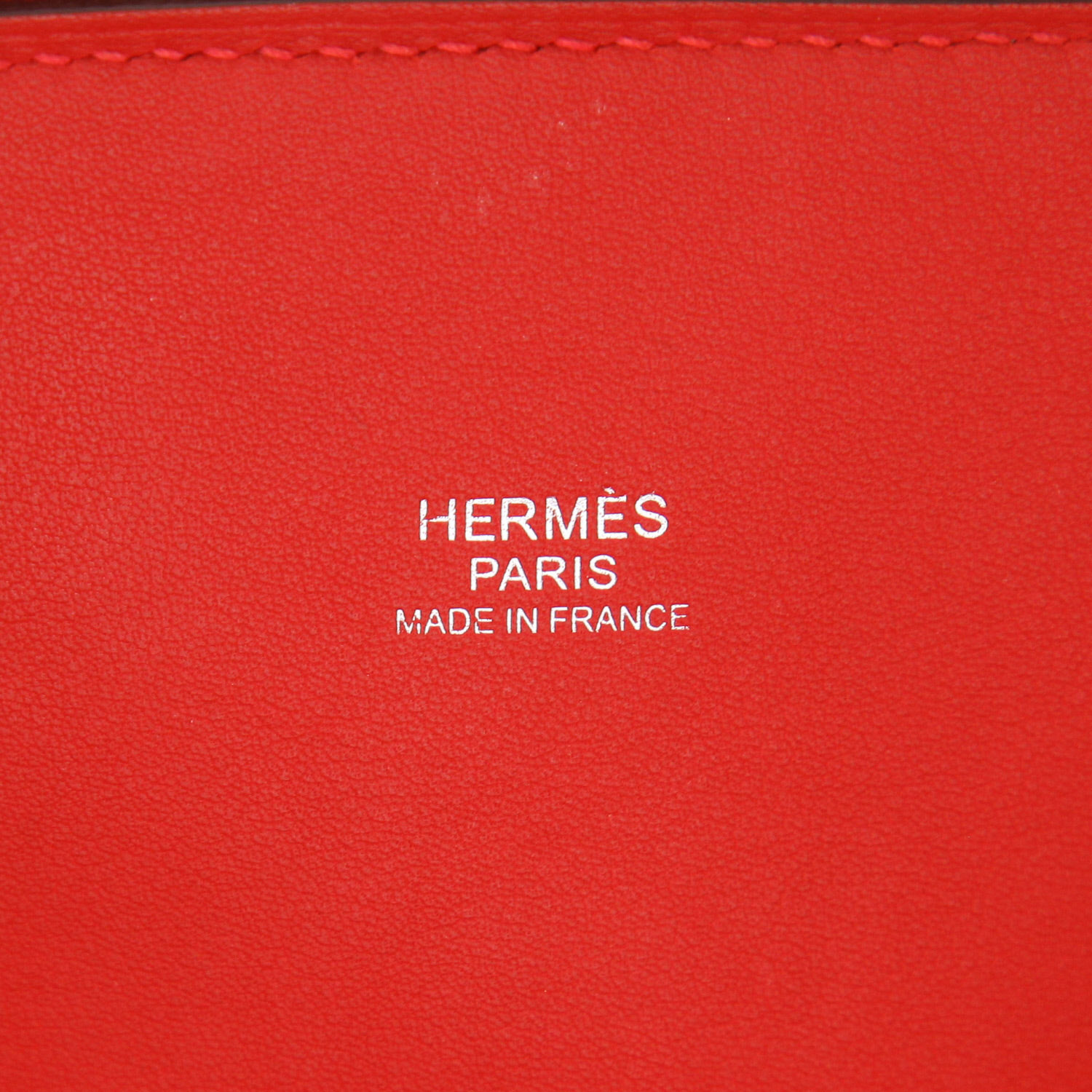 Borsa Hermès  Bolide in pelle togo rossa - Detail D2