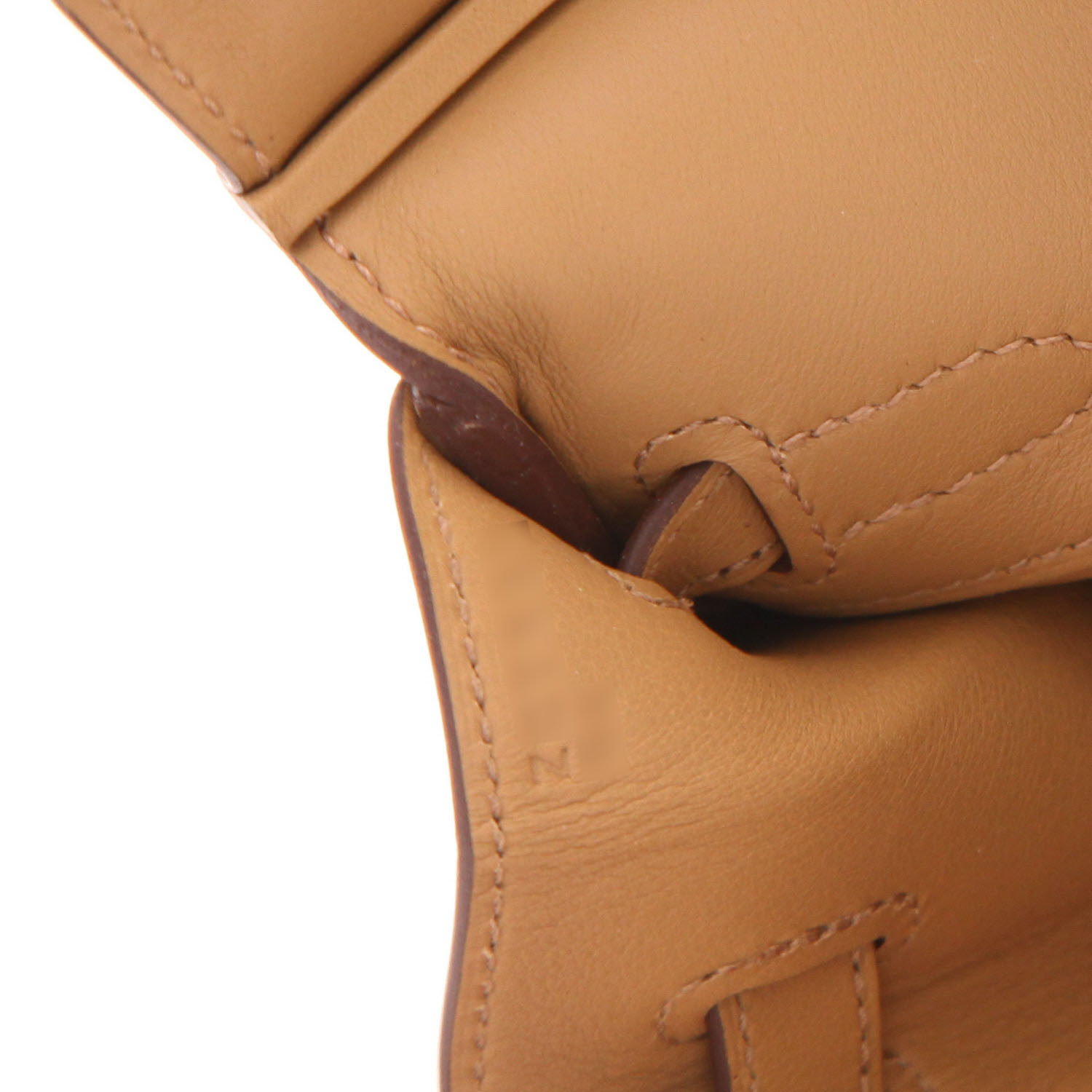 Hermès  Birkin 25 cm In and Out handbag  in Biscuit Swift leather - Detail D4