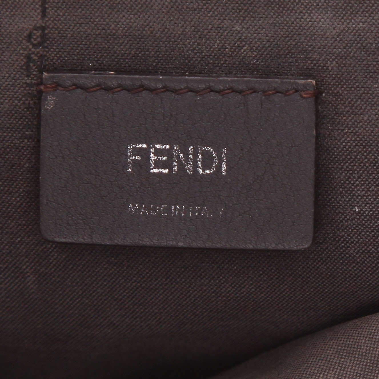 Borsa Fendi  By the way in pelle rosa rosa lampone e grigia - Detail D2