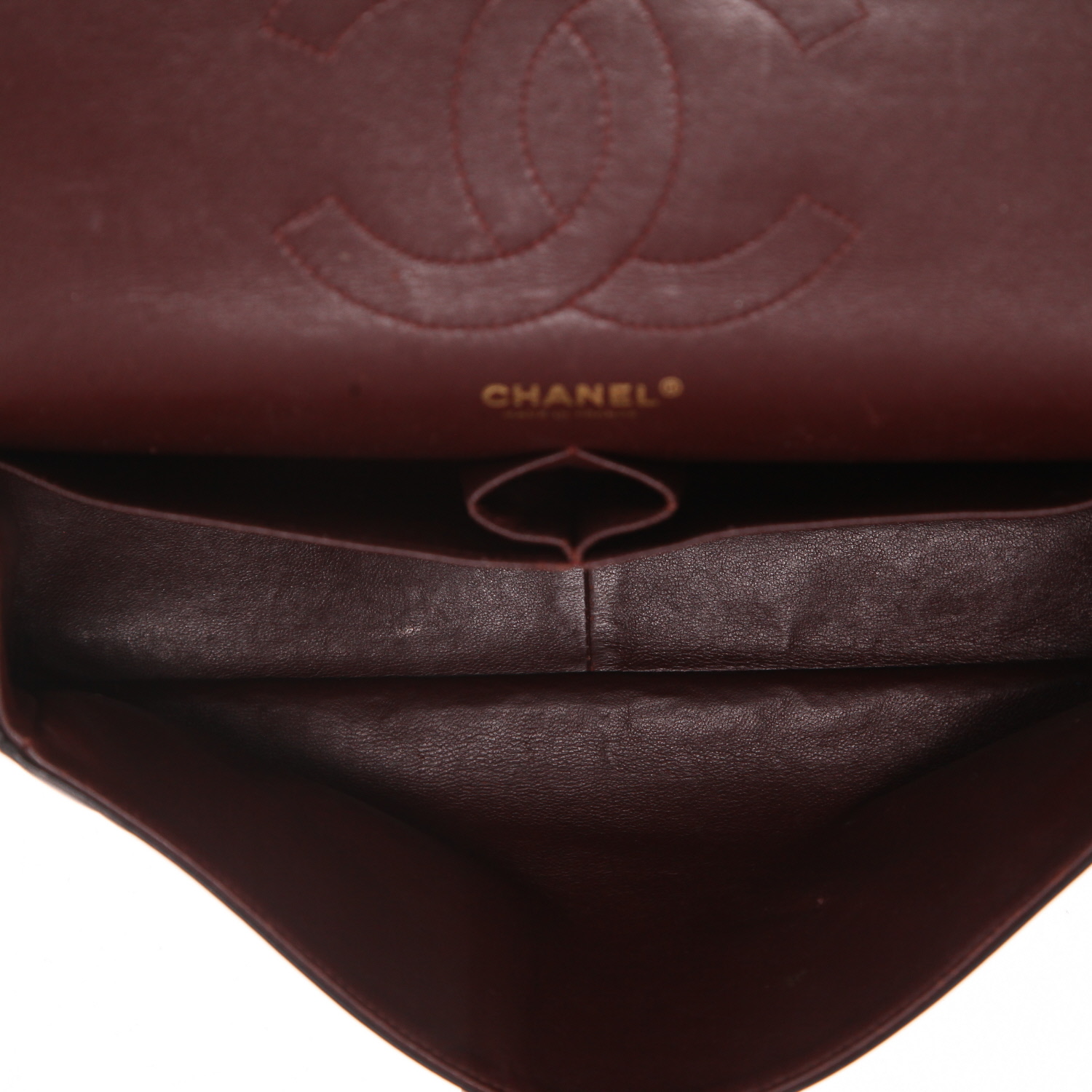 Borsa a tracolla Chanel  Timeless Jumbo in pelle trapuntata nera - Detail D3