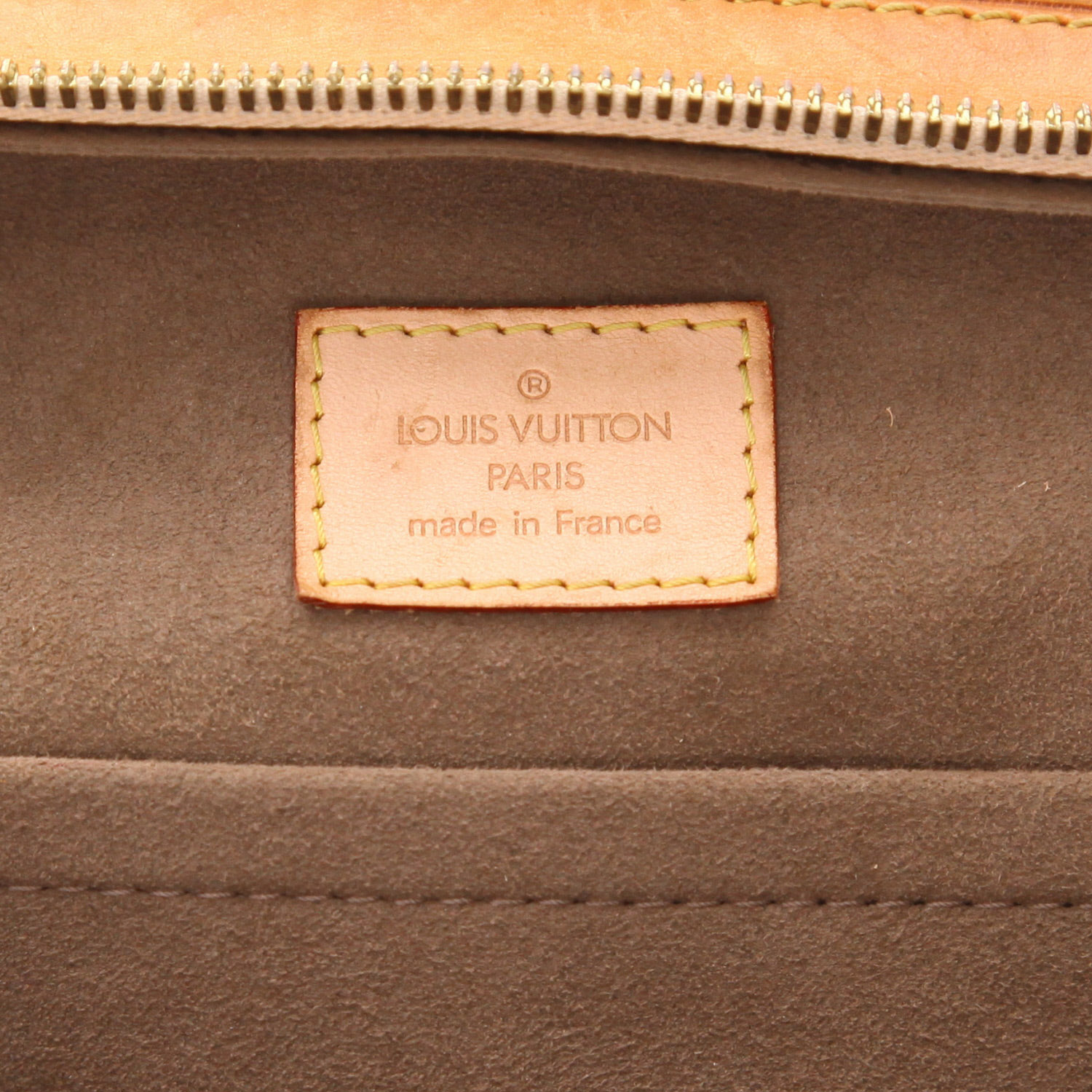 Borsa Louis Vuitton  Claudia in tela monogram multicolore e nera e pelle naturale - Detail D2