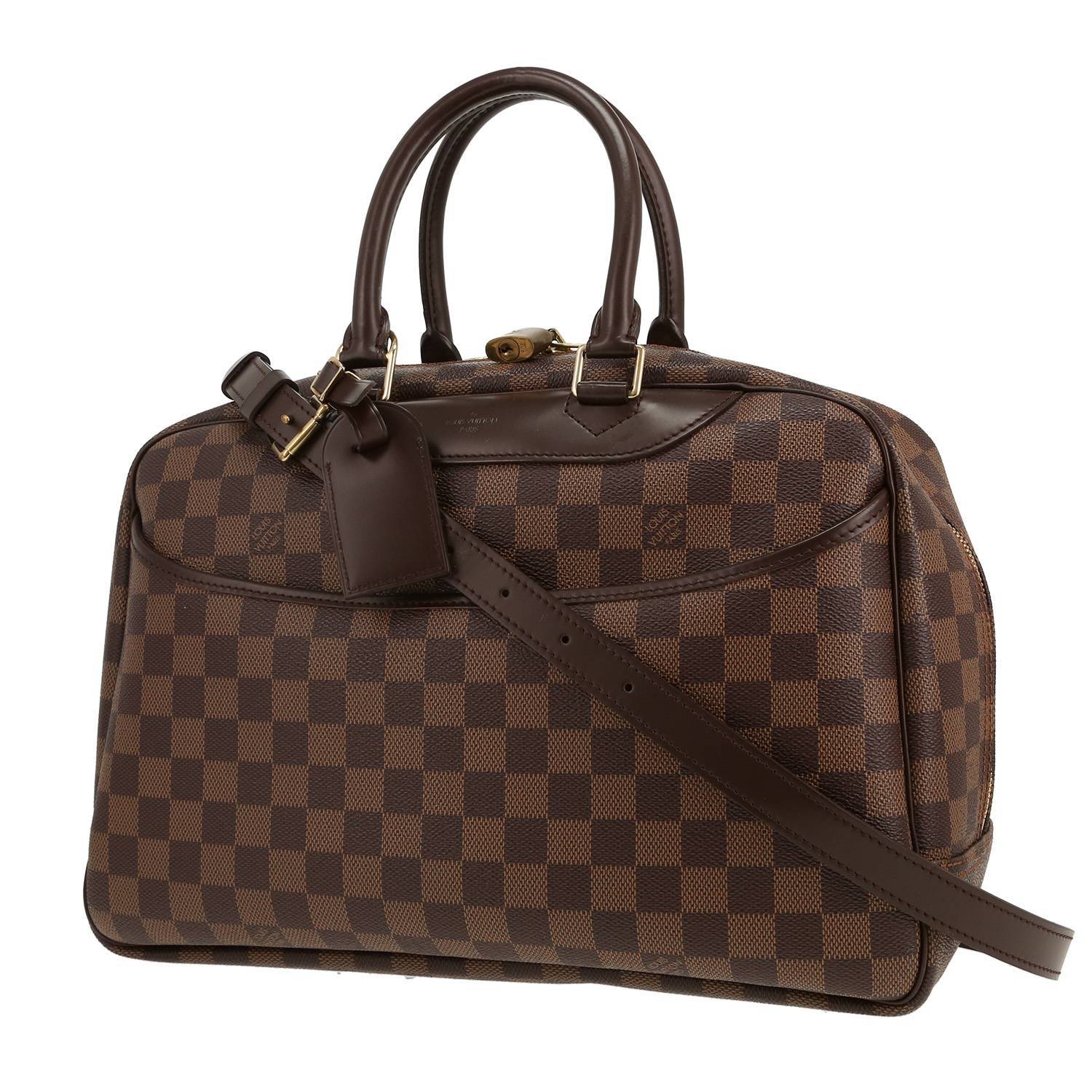 Sac Louis Vuitton Deauville Damier Ébène occasion Sac Louis Vuitton Deauville Damier Ébène occasion