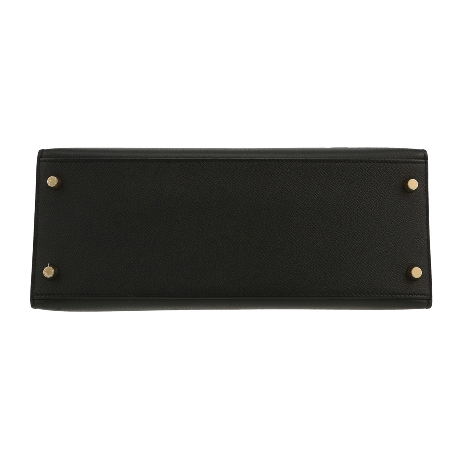 Hermès  Kelly 28 cm handbag  in black epsom leather - Detail D1