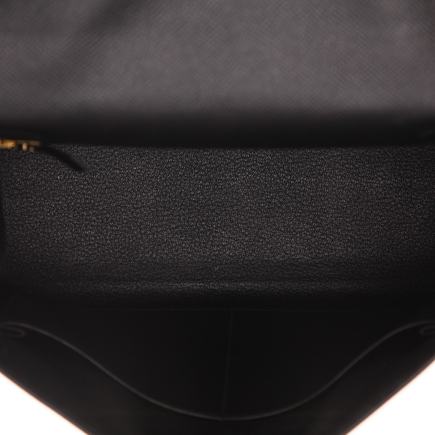 Hermès  Kelly 28 cm handbag  in black epsom leather - Detail D3