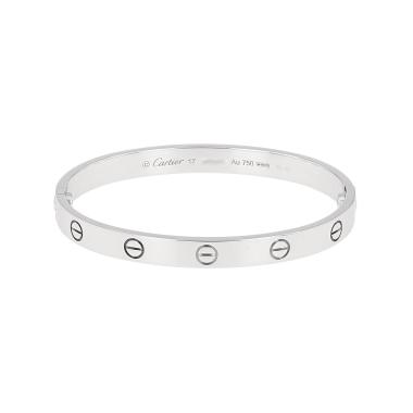 Cartier Love bracelet in white gold