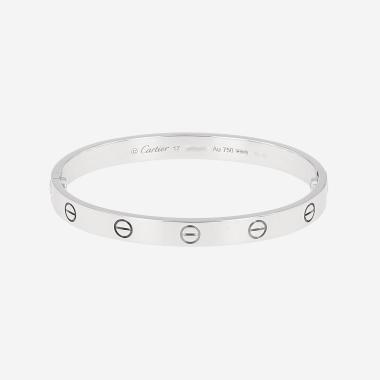 Bracelet Cartier Love en or blanc