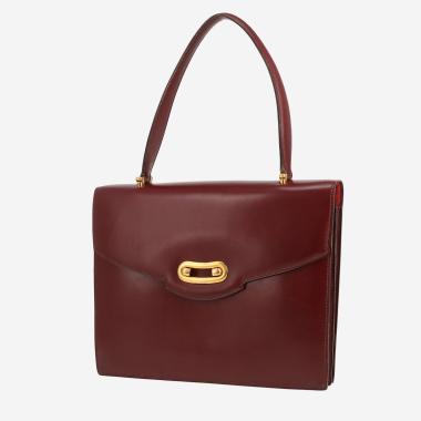 Hermès  Fonsbelle handbag  in red H box leather