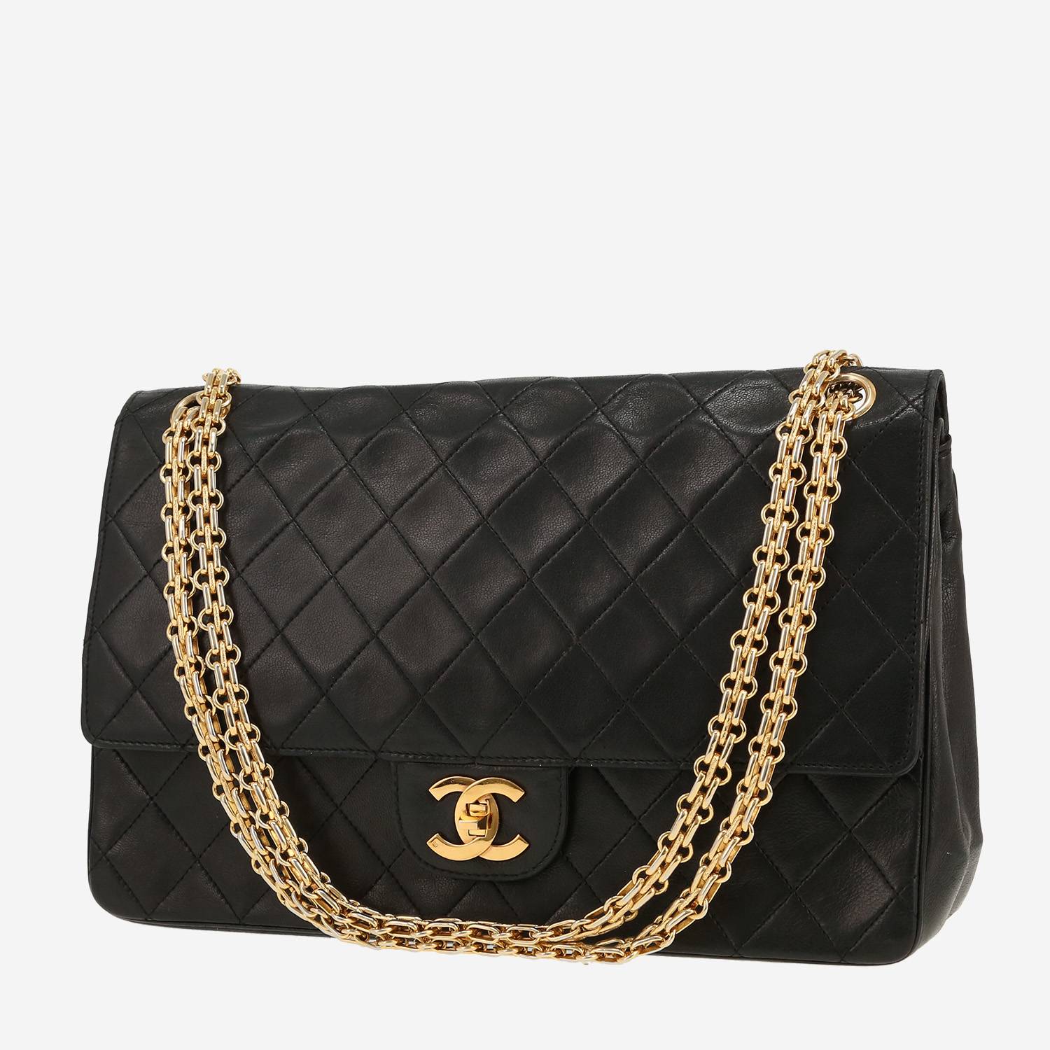 Borsa Chanel  Timeless Vintage in pelle trapuntata nera