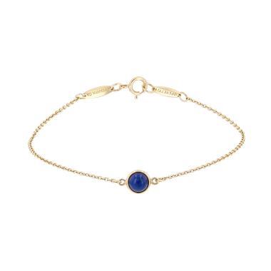Bracelet Tiffany 
Co Color by The Yard en or jaune et lapis-lazuli