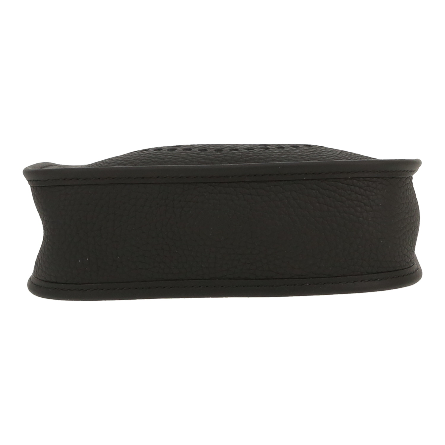 Hermès  Mini Evelyne mini  shoulder bag  in black togo leather - Detail D1