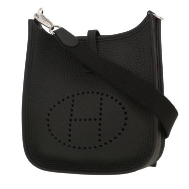 Hermès  Evelyne 16 cm mini  shoulder bag  in black togo leather