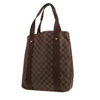 Bolso de mano Louis Vuitton  Beaubourg en lona a cuadros ébano