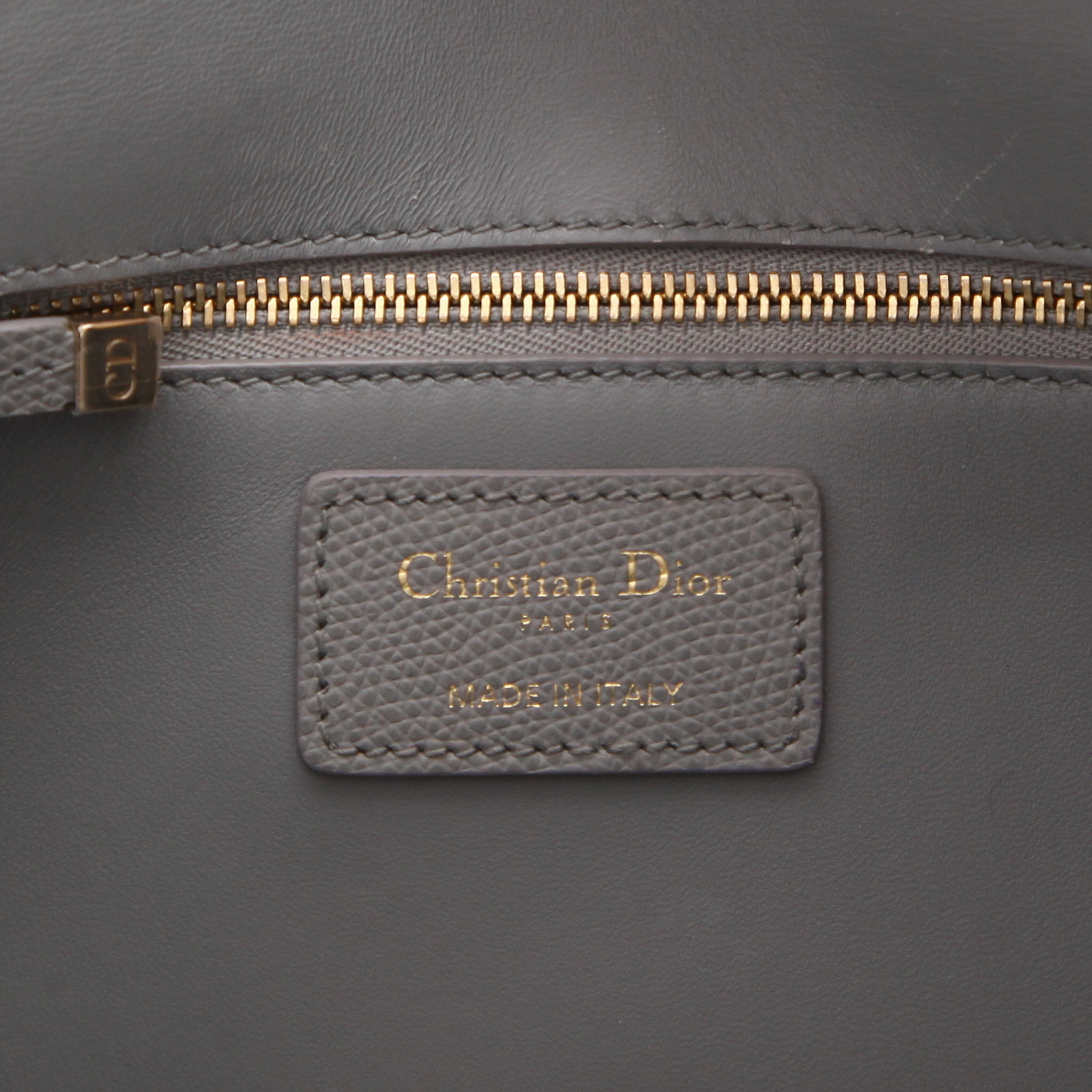 Borsa Dior 30 Montaigne in pelle martellata blu - Detail D2