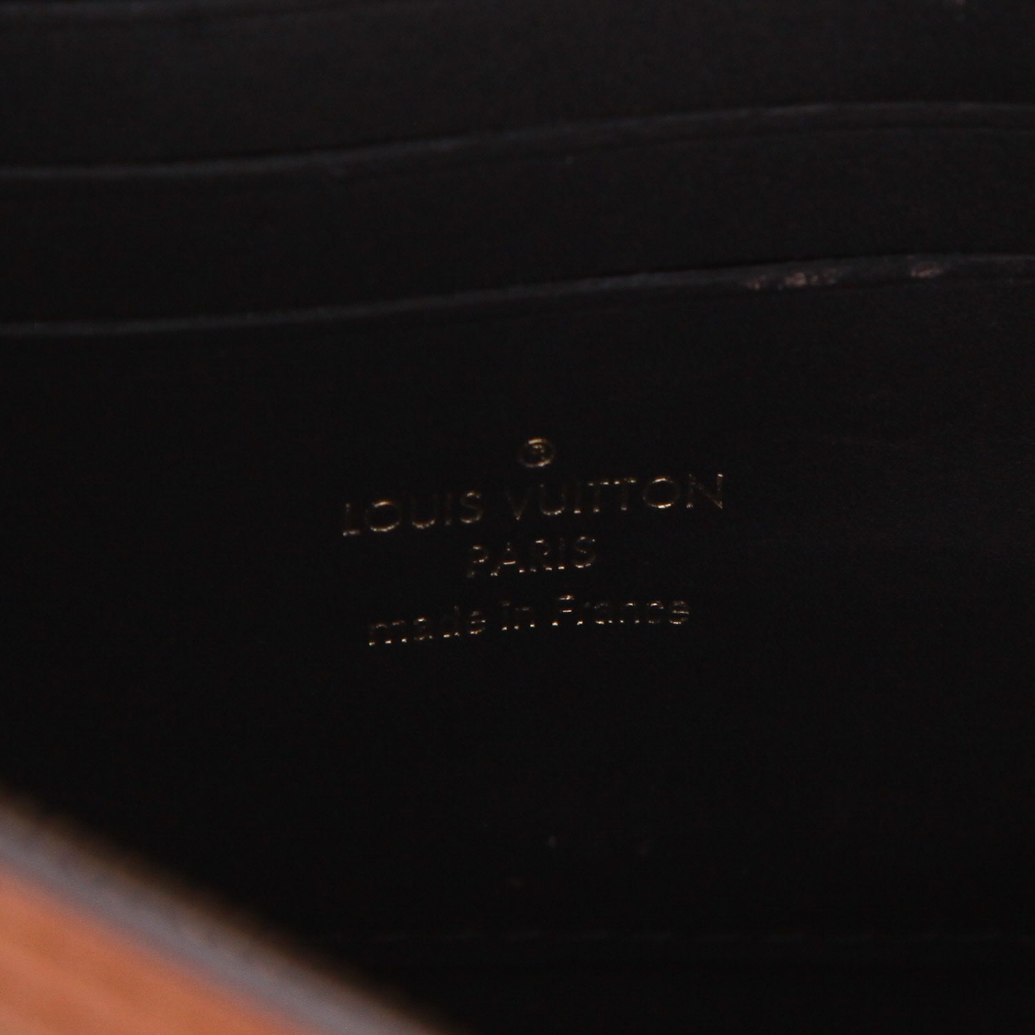 Sac bandoulière Louis Vuitton  portefeuille chaîne Dauphine en toile monogram deux tons marron et cuir marron - Detail D2