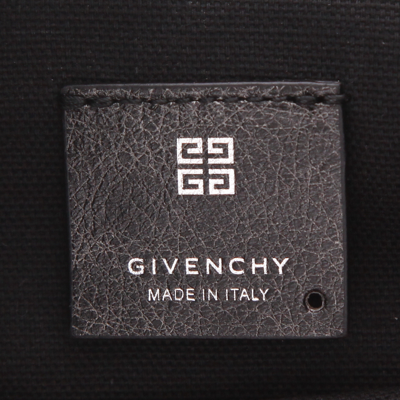 Givenchy  Voyou small model  shoulder bag  in grey burnished leather - Detail D2