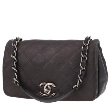 Chanel   shoulder bag  in grey leather