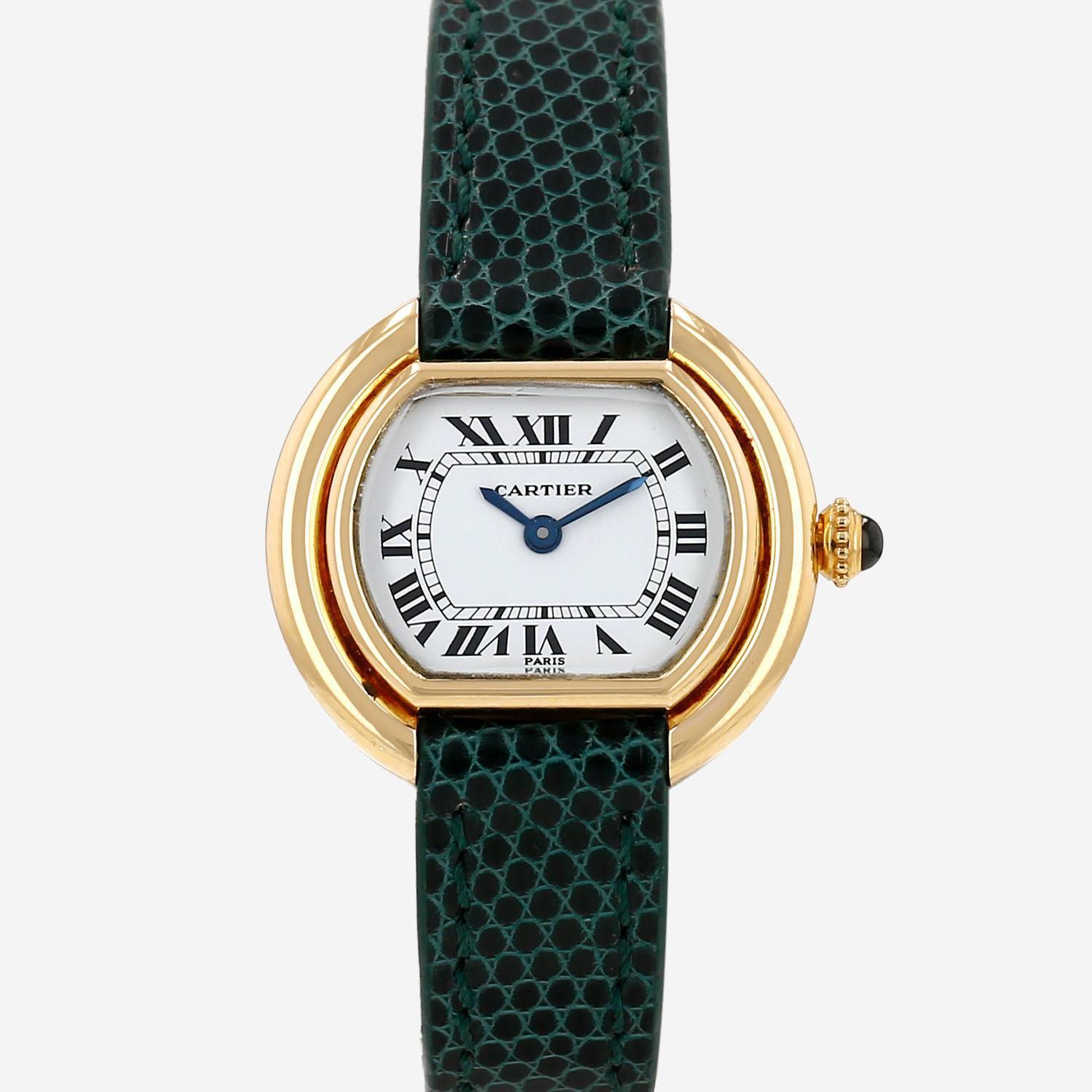 Cartier Ellipse watch in yellow gold, Ref: Cartier - 6708, circa 1990