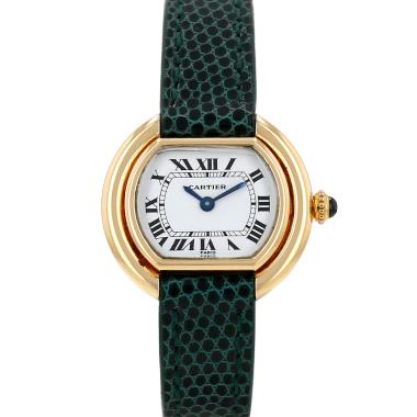 Reloj Cartier Ellipse de oro amarillo Ref: Cartier - 6708  Circa 1990