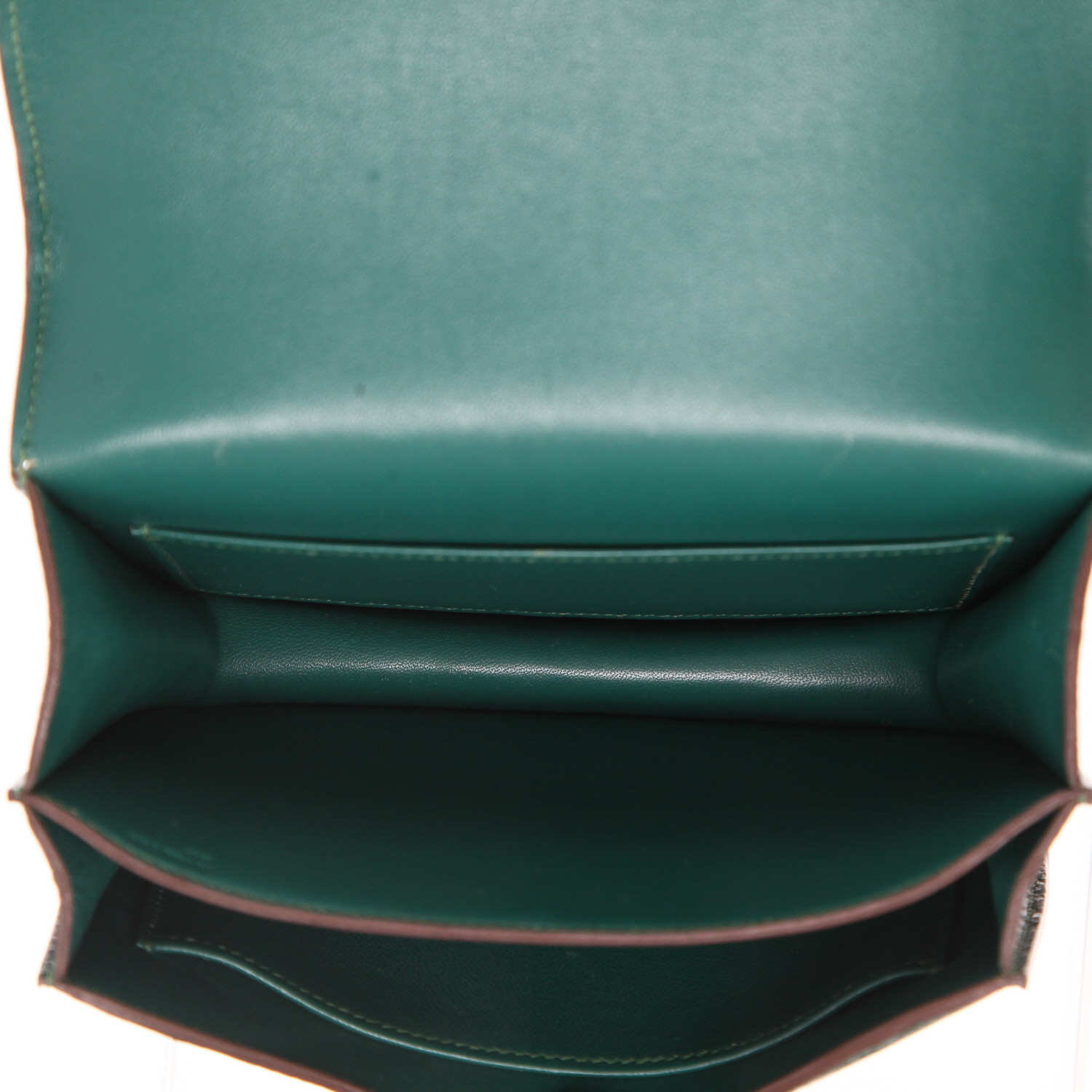Hermès  Constance handbag  in green lizzard - Detail D3