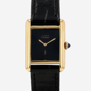 Montre Cartier Tank Must en vermeil Vers 1990