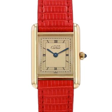 Orologio Cartier Tank Must in vermeil Circa 1990