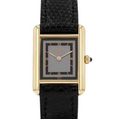 Reloj Cartier Tank Must de plata dorada Ref: Cartier - 366001  Circa 1990