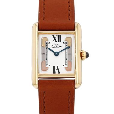 Montre Cartier Tank Must en vermeil Ref: Cartier - 5057001  Vers 1990