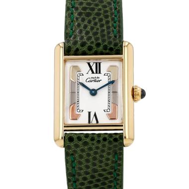 Orologio Cartier Tank Must in vermeil Ref: Cartier - 1613  Circa 1990