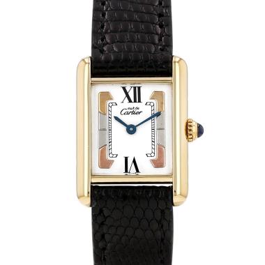 Orologio Cartier Tank Must in vermeil Ref: Cartier - 557051  Circa 1990