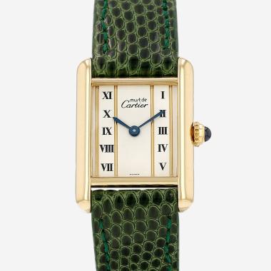 Montre Cartier Tank Must en vermeil Ref: Cartier - 5057001  Vers 1990